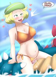 ahe_gao bianca_(pokemon) big_breasts blonde_hair censored cowgirl_position cum cum_in_pussy cum_inflation cum_inside cumflated_belly cumflation drool drooling druddigon female female_penetrated feral feral_penetrating feral_penetrating_female feral_penetrating_human game_freak human human_penetrated inflation male male/female male_penetrating male_penetrating_female male_pokemon/female_human mosaic_censoring nintendo penetration pokemon pokemon_bw pokephilia pussy_juice redradrebel stomach_bulge swimsuit rating:Explicit score:120 user:Nicow