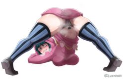 ass big_ass big_breasts cameltoe edit green_hair gvedit heart-shaped_pubic_hair heart-shaped_pupils higashikata_daiya hoodie jack-o_pose jojo's_bizarre_adventure jojolion looking_back luckyshazo panties pink_eyes pubic_hair pussy_hair thick_thighs thighhighs thighs third-party_edit rating:Explicit score:210 user:zxcvbnmjakob