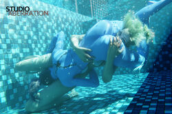 2girls 3d 3d_(artwork) 69 activision ass_grab bikini blizzard_entertainment blonde_hair blue_skin cunnilingus female female/female female_only highres looking_at_camera mercy overwatch pool sex studioaberration underwater underwater_cunnilingus underwater_sex water widowmaker yuri rating:Explicit score:94 user:starboyjoe