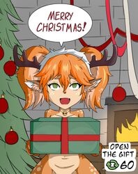 big_breasts christmas green_eyes horns jiganshi league_of_legends poppy reindeer riot_games snow_fawn_poppy snowdown_series solo_female twitter_strip_game_(meme) yordle rating:Explicit score:17 user:JiganshiArt