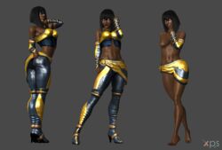 3d artist_request breasts dark-skinned_female feet female mortal_kombat solo tanya_(mortal_kombat) xps rating:Explicit score:39 user:playwithmyrocket