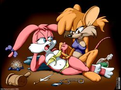 anthro babs_bunny female female_only fur furry leinad56 mammal multiple_females rabbit rat rhubella_rat rodent tagme tiny_toon_adventures uncensored yuri rating:Explicit score:4 user:bot