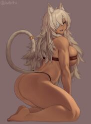 1girls animal_ears ass breasts curvaceous curves eyepatch furry_ears furry_tail ghislaine_dedoldia huge_ass huge_breasts iwbitu large_breasts muscular_female mushoku_tensei nekomimi nipples patreon_reward plain_background simple_background tail thick_thighs toned_female very_high_resolution rating:Questionable score:150 user:Azureknight95