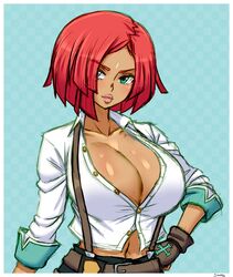 1girls big_breasts bob_cut breasts cleavage female female_only giovanna_(guilty_gear) guilty_gear large_breasts red_hair short_hair simmsy sketch solo rating:Questionable score:104 user:justausername