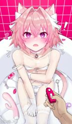 ! 2boys absurd_res anal_beads animal_ears astolfo_(fate) background bathroom bathtub blush bra bulge cat_ears choker controller crossdressing detailed_background dildo embarrassed eye_contact eyelashes eyes fate/grand_order fate_(series) femboy garter_belt garter_straps girly gloves hair hair_ribbon hand heart high_resolution holding_controller holding_object hypnosis lingerie looking_at_another looking_at_viewer male nangz1 neckwear open_eyes open_mouth panties penis_bulge pink_eyes pink_hair po purple_eyes sex_toy short_hair sitting spiral_eyes stockings sweat thighhighs thighs underwear vibrator white_bra white_handwear white_panties rating:Questionable score:329 user:Bikuta69