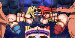 2boys 2girls arms_behind_back bi_domination big_breasts bisexual blindfold bondage bouncing_breasts bound_together breasts captured cum_inside deepthroat defeated dildo dildo_in_mouth double_dildo eudetenis female femsub forced forced_yuri gag gagged game-over hair_pull hanging_breasts helpless kahncomm katarina_du_couteau large_breasts league_of_legends linked_nipples linked_piercings luxanna_crownguard male male_domination maledom multiple_boys multiple_girls multiple_subs mutual_linked_nipples mutual_linked_piercings naked_stockings naked_thighhighs nipple_piercing nipples nipples_linked_to_another nude open_mouth_gag party_wipe penis rape ring_gag rope saliva saliva_trail scar sex sex_slave sex_toy shared_object_insertion slap_mark source_request stationary_restraints stockings straight suspended suspension sweat tattoo tears thighhighs veiny_penis x-ray rating:Explicit score:124 user:suwakochan