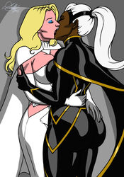 2girls african african_female ass_grab big_breasts blonde_hair curvy curvy_female dark-skinned_female dark_skin emma_frost female female/female female_only fully_clothed human human_only interracial interracial_yuri kaywest kissing light-skinned_female light_skin marvel marvel_comics mature mature_female ororo_munroe storm_(x-men) voluptuous voluptuous_female white_hair white_queen x-men yuri rating:Questionable score:71 user:Blueblaster69