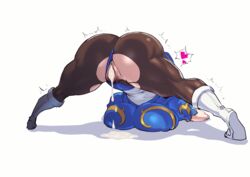 after_sex big_breasts capcom chun-li creampie female female_only jack-o_pose jackochallenge kisuu pantyhose post_sex presenting pubic_hair street_fighter tights rating:Explicit score:330 user:omega_sephiroth