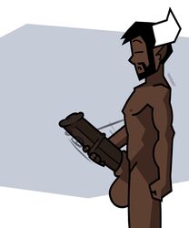 dark-skinned_male huge_cock jinnsart male_only masturbation tagme rating:Explicit score:4 user:Nsfw_sexy