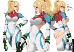 1girls ass big_breasts blonde_hair bubble_butt echosaber female female_focus female_only female_protagonist hourglass_figure large_breasts metroid metroid_dread multiple_views nintendo samus_aran sole_female solo torn_clothes zero_suit zero_suit_samus rating:Questionable score:436 user:Hatrade