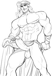 1boy 2022 achilles achilles_(hades) black_and_white blonde_hair blonde_male boner erect_penis erection european_mythology greek_mythology hades_(game) hard_on kaito_draws long_hair long_hair_male looking_at_viewer male male_only muscles muscular muscular_male mythology penis_out presenting presenting_penis sketch supergiant_games uncolored uncut veiny_penis rating:Explicit score:28 user:holymolygay