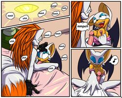 anthro breasts exposed_breasts female furry grose-chan male nipples open_mouth oral penis rouge_the_bat sega sonic_(series) straight tagme rating:Explicit score:15 user:bot