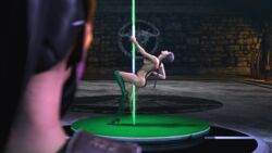 2girls 3d ass breasts dark-skinned_female dark_skin female female_only jade_(mortal_kombat) mileena mortal_kombat mortal_kombat_11 smokescreen117 stripper_pole rating:Explicit score:50 user:playwithmyrocket