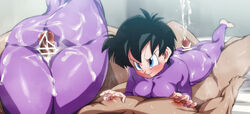 1boy 1girls ass big_ass big_breasts big_butt black_hair blue_eyes blush bodysuit breasts censor_bar censored clothed_female_nude_male cum cum_between_thighs cum_on_ass cum_on_thighs dragon_ball dragon_ball_z ejaculation faceless_male female huge_ass huge_breasts male_nipples nipples penis rom short_hair shounen_jump skin_tight skindentation smile thick_ass thick_thighs thigh_sex thighjob tight_clothing videl rating:Explicit score:158 user:Bikuta69