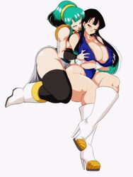 2girls ass breast_grab breasts bulchi bulma_briefs chichi chulma cleavage dragon_ball dragon_ball_super dragon_ball_z female female_only fusion groping groping_from_behind huge_ass huge_breasts incest milf nala1588 selfcest shounen_jump thick_thighs two_tone_hair yuri rating:Explicit score:312 user:Dragonballgt9999