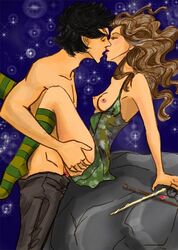 harry_and_hermione harry_james_potter harry_potter hermione_granger tagme rating:Explicit score:14 user:bot