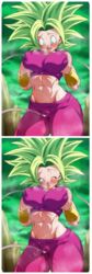 1girls blue_eyes blush breast_grab breasts censored clitoral_stimulation clothed collage dragon_ball dragon_ball_super edit erect_nipples_under_clothes female female_only green_hair huge_breasts kefla legendary_super_saiyan nipple_stimulation rom saiyan shounen_jump solo solo_female squirting super_saiyan super_saiyan_2 toned_female whipping rating:Explicit score:198 user:Pretender