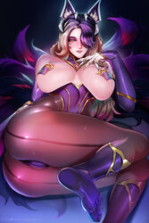 1girls ahri ass badcompzero big_ass big_breasts breasts female female_only large_breasts league_of_legends solo rating:Explicit score:184 user:justausername