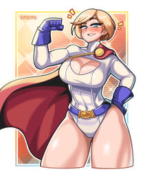 1girls 2021 bare_thighs big_breasts blonde_hair blue_eyes boob_window cape cleavage cleavage_cutout dc huge_breasts kara_zor-l karen_starr looking_at_viewer power_girl sagas short_hair solo solo_female superheroine superman_(series) tagme thick thick_thighs thighs rating:Questionable score:78 user:Matt.Master