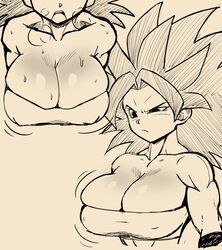 big_breasts black_eyes breath caulifla dragon_ball dragon_ball_super heavy_breathing large_breasts monochrome muscular_female musk musk_clouds musky open_mouth pseudocel smell smelly squished_breasts steam steamy sweat sweatdrop sweating sweaty tight_clothing tight_fit tubetop rating:Explicit score:194 user:P_Vegeta