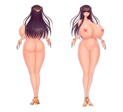 1girls akiranime ass back back_view bangs black_eyes black_hair black_nails breasts completely_nude curvy fire_emblem fire_emblem_awakening high_heels hourglass_figure huge_ass huge_breasts long_hair long_legs looking_at_viewer nail_polish naked_footwear naked_heels navel nintendo nipples nude nude_female smile solo tharja_(fire_emblem) thick_thighs voluptuous white_background wide_hips rating:Questionable score:63 user:kris923