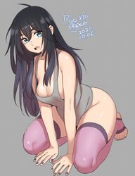 1girls big_breasts breasts cleavage female female_only large_breasts looking_at_viewer ryo_agawa solo tank_top thick_thighs thighhighs rating:Questionable score:168 user:justausername