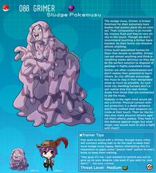 english_text grimer hi_res humanization kinkymation nintendo page_88 page_number pokémon_(species) pokemon pokemon-girl_encyclopedia pokemorph pokemusu profile slime slime_girl text text_box rating:Questionable score:94 user:!nner$elf89