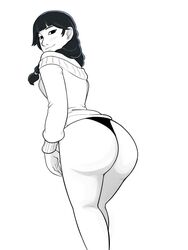 artist_request ass ass_focus big_ass big_butt blush christina_xu female marvel marvel_comics seductive_look seductive_smile spider-man_(series) sweater thong rating:Questionable score:14 user:RisingCralover