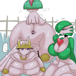 ... 1boy 2girls ass ass_up big_ass big_breasts breasts buttjob censor_bar censored covered_buttjob female gardevoir hot_dogging huge_breasts inumatori large_ass large_breasts larger_female nintendo penis pheromosa pokémon_(species) pokemon pokemon_rse pokemon_sm ralts size_difference smaller_male speech_bubble thick_thighs top-down_bottom-up rating:Explicit score:153 user:Bikuta69