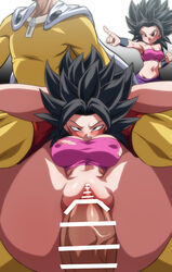 1boy 1girls big_breasts big_penis blush breasts caulifla censor_bar censored clenched_teeth crossover dragon_ball dragon_ball_super female female_penetrated full_nelson huge_breasts huge_cock nipple_bulge one-punch_man penis ripped_clothing rolling_eyes rom saitama saiyan sex shounen_jump size_difference smaller_female vaginal_penetration vaginal_sex veiny_penis rating:Explicit score:75 user:Bikuta69