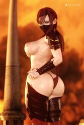 3d apone3d ass big_ass big_breasts breasts busty female female_focus female_only hourglass_figure long_hair mortal_kombat pose posing red_hair skarlet solo tagme thong topless wide_hips rating:Explicit score:212 user:rohald