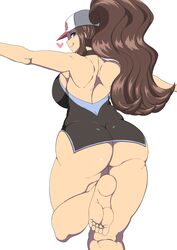 1girls aged_up alternate_ass_size alternate_breast_size alternate_outfit armpits ass barefoot big_ass big_breasts bimbo blue_eyes bottomless brown_hair curvy_figure edit eye_contact feet female foot_focus hat heart hilda_(pokemon) huge_ass huge_breasts huge_thighs human large_breasts larger_ass long_hair looking_at_viewer looking_back minidress miniskirt nintendo oryuto pale-skinned_female pale_skin pokemon pokemon_bw ponytail sideboob smile soles solo standing thick_ass thick_thighs thighs tight_clothing toes upscaled voluptuous waifu2x white_background wide_hips rating:Questionable score:126 user:FilthyHank69