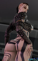 1girls 3d ass bottomless bubble_butt busty cropped_jacket csr55 female female_focus female_only female_solo hourglass_figure jack_(mass_effect) jacket mass_effect solo solo_female tagme tattoo wide_hips rating:Explicit score:143 user:rohald