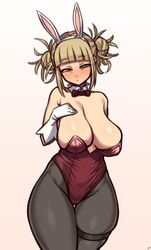 1girls breasts bunny_ears bunny_girl bunnysuit cleavage coffeelove68 female female_only himiko_toga huge_breasts looking_at_viewer my_hero_academia shounen_jump skindentation solo thick_thighs wide_hips rating:Questionable score:376 user:justausername