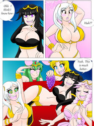 absurd_res alternate_costume alternate_hairstyle black_hair blonde_hair blue_eyes blush breast_expansion breasts brown_eyes bunny_ears bunny_girl bunnysuit cleavage comic comic_page cordelia_(fire_emblem) dancer_outfit english_text feeding female female_only femdom femsub fire_emblem fire_emblem_awakening green_eyes hair_down happy_trance harem hypnosis jewelry kaa_eyes kobi-tfs kobi94 large_breasts long_hair mind_control multiple_girls nintendo olivia_(fire_emblem) open_mouth pelvic_curtain pink_hair purple_eyes robin_(fire_emblem) robin_(fire_emblem)_(female) slave text tharja_(fire_emblem) thick_thighs tiki_(adult)_(fire_emblem) tiki_(fire_emblem) twintails white_hair wide_hips rating:Explicit score:41 user:dtcuniverse