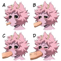 accurate_art_style big_penis blush correct_artstyle fellatio female gag gagging horns huge_penis medium_penis mina_ashido multiple_partners my_hero_academia oral oral_sex penis_growth penis_size_difference pink_hair pink_skin shoganight size_matters small_penis small_penis_adoration tears veiny_penis white_background rating:Explicit score:559 user:DeuceJuicem