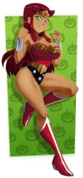 1girls big_breasts boots breasts cleavage cosplay dc dc_comics female female_only fully_clothed halloween halloween_costume koriand'r large_breasts png ravenravenraven solo starfire teen_titans thick_thighs transparent_background wonder_woman_(cosplay) wonder_woman_(series) rating:Safe score:236 user:justausername