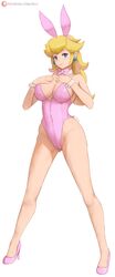 blonde_hair blue_eyes breasts female female_only mario_(series) nintendo princess_peach solo zelc-face rating:Questionable score:85 user:Mudlover