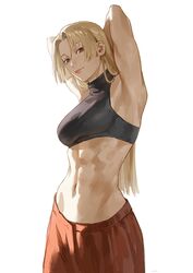 blonde_hair clothed clothing jujutsu_kaisen looking_at_viewer uqi32 yuki_tsukumo rating:Questionable score:229 user:Spicyyyyy