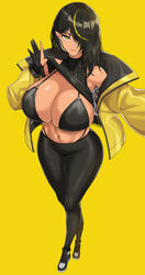 black_hair drogod_(artist) elf large_breasts lilith_(lilycious) lilycious short_hair solo solo_female rating:Explicit score:106 user:Doc_Holiday