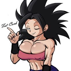 1girls breasts caulifla dragon_ball dragon_ball_super pseudocel solo solo_female rating:Explicit score:45 user:Rachel_Raven