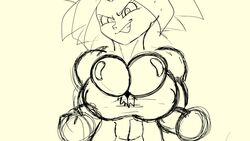 breasts dragon_ball dragon_ball_super drawn kefla legendary_super_saiyan pseudocel saiyan super_saiyan tagme rating:Explicit score:37 user:Rachel_Raven