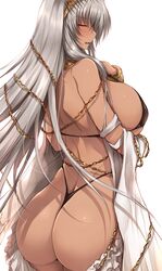 1girls 2021 ass ass_focus ass_shot back back_view bikini black_bikini black_panties black_thong black_thong_bikini black_thong_panties breasts bubble_butt chains closed_eyes embarrassed eyebrows eyebrows_visible_through_hair fate/grand_order fate_(series) female female_ass female_only highleg highleg_bikini highleg_panties highleg_thong highleg_thong_panties hips huge_ass huge_breasts legs legs_together long_hair panties sideboob simple_background slim_waist thick_thighs thighs thong thong_panties tsukasawa_takamatsu white_background white_hair wide_hips zenobia_(fate) rating:Questionable score:169 user:Cero_Oscuras