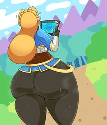 ass big_ass big_butt blonde_hair bottom_heavy breath_of_the_wild bubble_ass bubble_butt daisy-pink71 fat_ass fat_butt female female_only fingerless_gloves huge_ass huge_butt hylian large_ass large_butt long_hair musky nintendo pointed_ears princess_zelda sheikah_slate smelly_ass sweat sweaty sweaty_ass sweaty_butt sweaty_thighs the_legend_of_zelda the_legend_of_zelda:_breath_of_the_wild thick_ass thick_thighs tight_clothing tight_pants voluptuous wide_hips zelda_(breath_of_the_wild) rating:Questionable score:116 user:TnAPlay