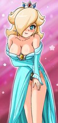 1girls asymmetrical_hair big_breasts black_panties blonde_hair blue_eyes blush blushing breasts bursting_breasts cameltoe cleavage crown dress dress_lift earrings female female_only fingernails hair_over_one_eye hair_over_one_eyes hanging_breasts horny_female huge_breasts human large_breasts leaning_forward legs long_legs mario_(series) nail_polish nintendo nipples panties pantyshot pink_nails princess_rosalina seductive seductive_smile side_slit sigurdhosenfeld solo star stars super_mario_galaxy thighs thin_female underwear upskirt rating:Explicit score:110 user:Oliver_Madison