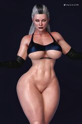 1girls 3d apone3d big_ass big_breasts black_and_white_hair bottomless bra female female_only gloves looking_at_viewer milf mortal_kombat mortal_kombat_11 sindel solo solo_female thick_thighs twindel underboob voluptuous wide_hips rating:Explicit score:261 user:Jerkoff2099