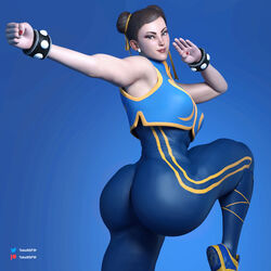 1girls 3d ass big_ass chun-li dat_ass female female_only fully_clothed solo street_fighter street_fighter_6 street_fighter_v tekonsfw rating:Questionable score:88 user:tekoNSFW