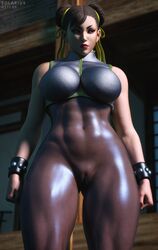 3d breasts capcom chun-li large_breasts muscular_female pantyhose pussy solarius_astera street_fighter street_fighter_v thick_thighs tight_clothing rating:Explicit score:194 user:playwithmyrocket