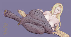 1girls ass blonde_hair blue_eyes chinese_text curvy_female curvy_figure eastern_style feet female_only fishnet_pantyhose fishnets hair_over_one_eye ino_yamanaka large_breasts legwear light-skinned_female light_skin lipstick long_hair lying makeup mostly_nude nail_polish naked naruto naruto:_the_last naruto_(series) naruto_shippuden on_side pale-skinned_female pale_skin pantyhose partially_clothed purple_background text toes topless very_long_hair xiumu_bianzhou rating:Questionable score:349 user:VenomFate