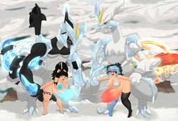 2boys 2girls absurd_res amelia-raevert anal anal_sex areolae big_breasts black_kyurem blush breasts female feral feral_on_female high_resolution interspecies kyurem larger_male mistpirit nintendo nipples north_(whiscash) original_character pokemon pokemon_bw2 pokephilia sex size_difference smaller_female stomach_bulge stomach_deformation thick_thighs thighs white_kyurem rating:Explicit score:49 user:Bikuta69